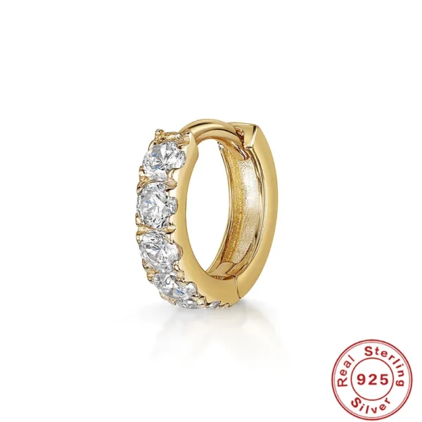 Piercing Créole Zircon Pavé – Image 2
