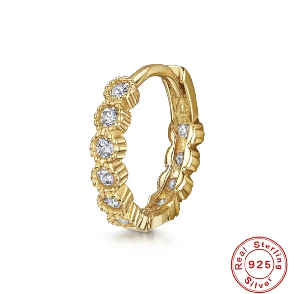 Piercing Créole Baroque Zircon – Image 2