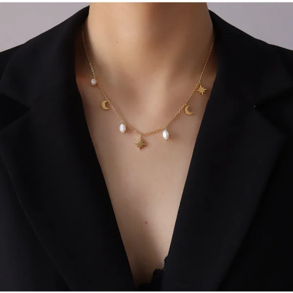 Collier Étoiles & Lunes – Image 2