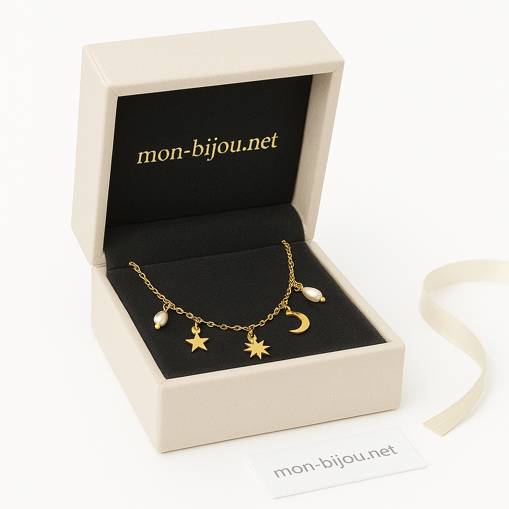 Collier Étoiles & Lunes